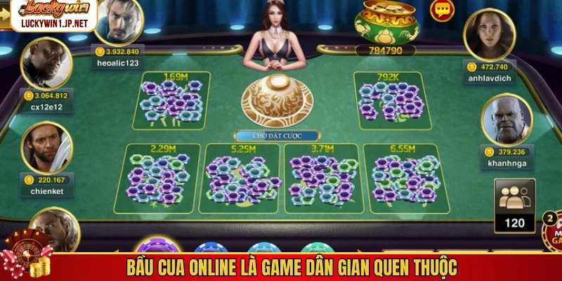 Bầu cua online là game dân gian quen thuộc Bầu cua online là game dân gian quen thuộc
