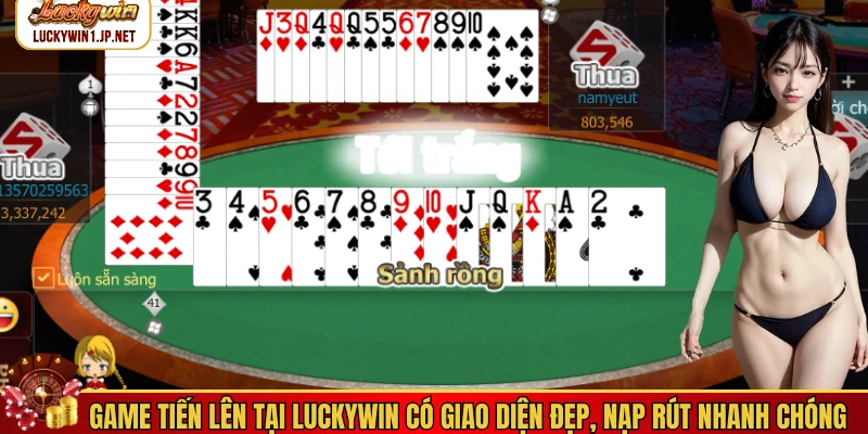 Game tiến lên tại Luckywin có giao diện đẹp, nạp rút nhanh chóng Game tiến lên tại Luckywin có giao diện đẹp, nạp rút nhanh chóng