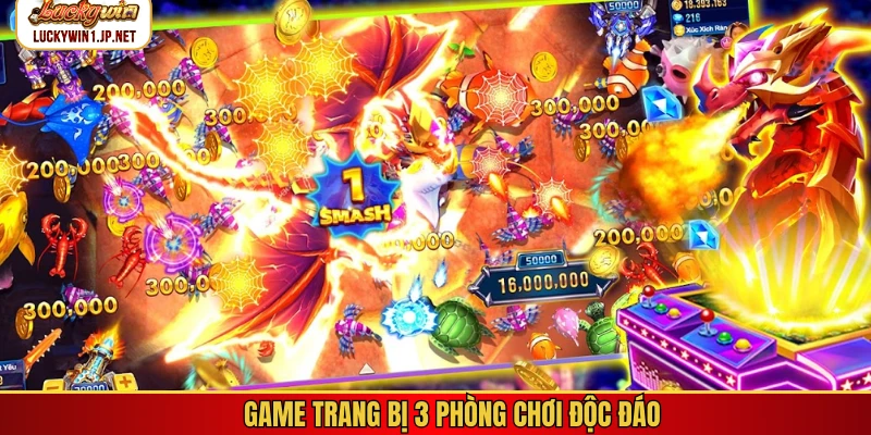Game trang bị 3 phòng chơi độc đáo Game trang bị 3 phòng chơi độc đáo